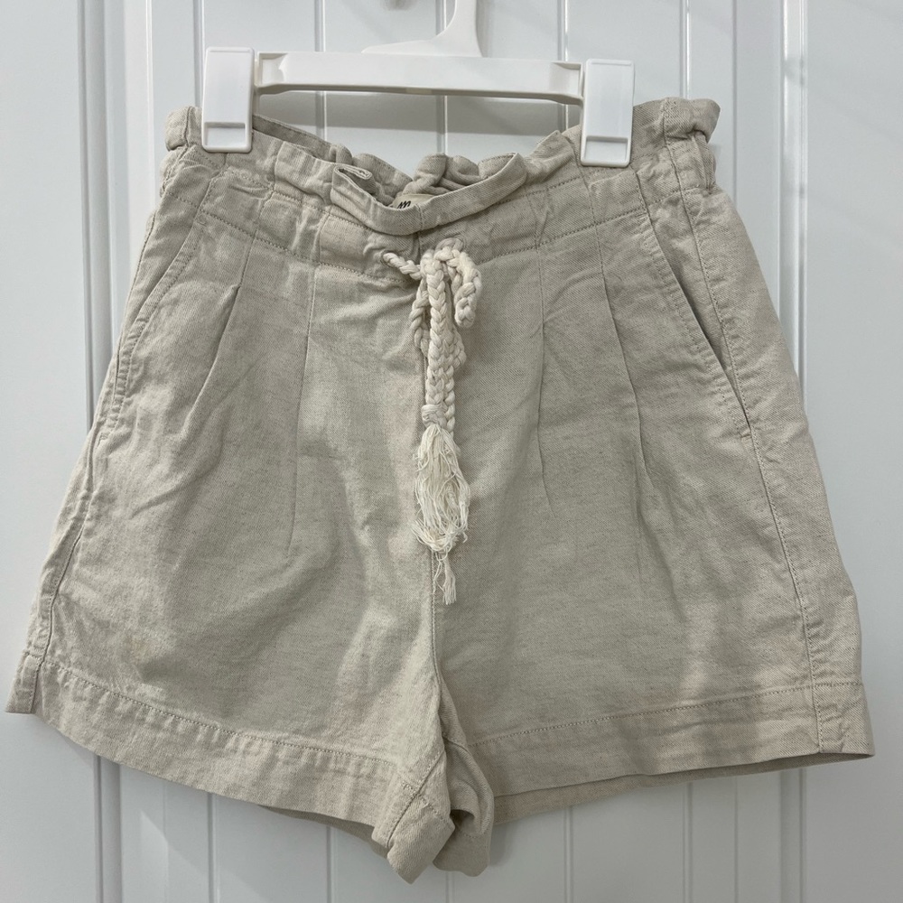 Linen Paper Bag shorts
